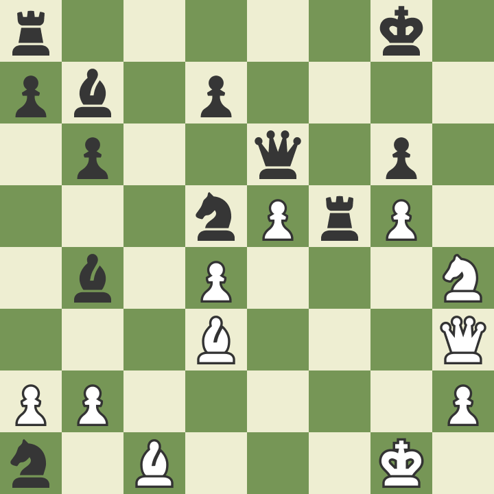 r5k1/pb1p4/1p2q1p1/3nPrP1/1b1P3N/3B3Q/PP5P/n1B3K1 w - - 0 26