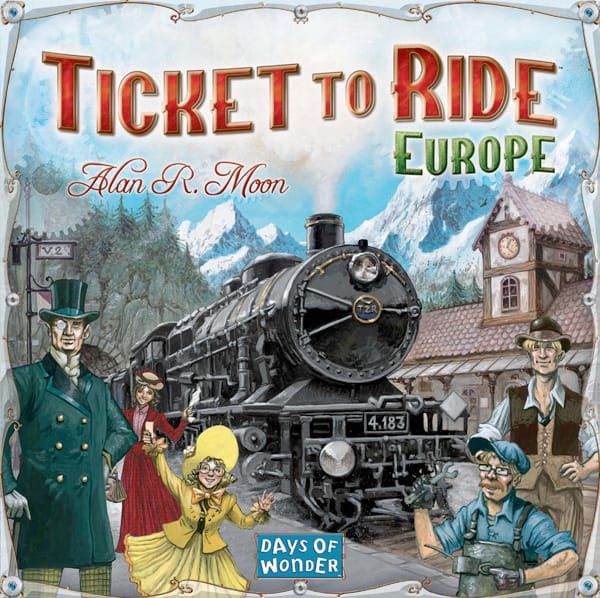 The Ticket to Ride: Europe box